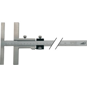 Calibrador de trazado HELIOS PREISSER de 250 mm con ajuste fino, longitud de parada de 135 mm, cinta métrica - Product Image 1