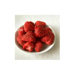 ¡Venta caliente! Fresas secas y liofilizadas 100% naturales, sin azúcar, añadidas con alta calidad y el mejor precio, hechas en Vietnam