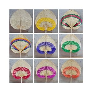 Vietnam Handle <b>Fans</b> <b>Mini</b> Raffia <b>Fan</b> Summer <b>Hand</b> Palm Leaf Fashion <b>Fans</b> <b>Mini</b> Handfan Traditional Design Product Made Home Decor - Product Image 5