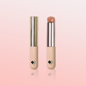 Brocha Plana en Forma de Corazón de Alta Calidad para Labios y Mejillas, Pelo Sintético, Mango de Resina, Suave, Brocha Individual para Maquillaje de Cejas y Bálsamo Labial - Product Image 1
