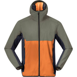 Veste coupe-vent tactique technique en toile imperméable avec logo personnalisé pour fabricant de vêtements 2026, col montant, logo frontal - Product Image 6