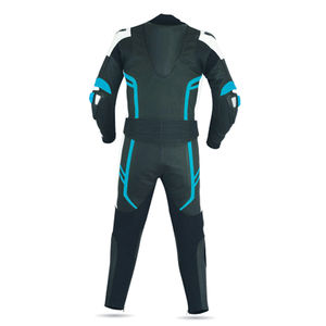Nouvelle tenue de moto de course respirante pour hommes avec ensemble veste et pantalon en cuir au design personnalisé - Product Image 3