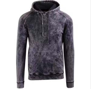 เสื้อมีฮู้ดของผู้ชายเสื้อมีฮู้ดสำหรับผู้ชายเสื้อคอตตอนออร์แกนิกฟอกซีดซีดซีดซีดซีดซีดซีดแบบย้อนยุค - Product Image 5