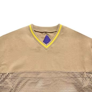 Blank <b>Football</b> Jersey Hip Hop Sports Mesh Practice Plain American <b>Football</b> Jersey Sublimation Uniform Black <b>White</b> - Product Image 4