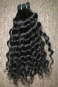 ผมต่อทำจากผมมนุษย์หยักศกสำหรับผมดิบผมเส้นเดียว - Product Image 6