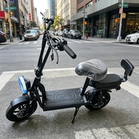 Trottinette électrique pliable légère et portable pour adultes avec siège