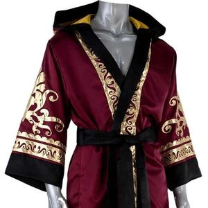 Bata de Boxeo con Capucha, 100% Algodón, de la Mejor Calidad, con Logotipo Personalizado, Impresión Serigráfica, para Boxeo y Lucha Libre Unisex - Product Image 5