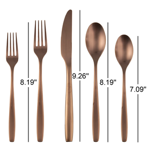 Modern Stainless Steel Mirrored Cutlery Set Flatware <b>Knife</b> Spoon And Fork Mirror Polishing Cutlery Set - Product Image 5