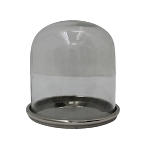 Support à gâteau personnalisé en aluminium et verre nouveau design finition nickel dessus de table fait à la main décoration maison - Product Image 1