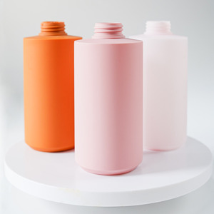 2025 Design élégant moderne 300ml HDPE double couche bouteilles en plastique pompe à lotion disponible plusieurs couleurs shampooing nettoyant pour le corps visage - Product Image 4