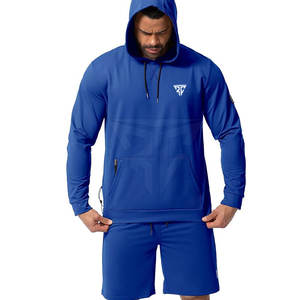 ชุดเสื้อฮู้ดลำลองสำหรับผู้ชายขนาดพลัสไซส์ชุดแฟชั่นฤดูหนาวดีไซน์ล่าสุด - Product Image 4