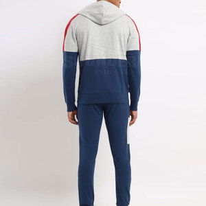 Chándal de invierno de patrón sólido de alta calidad para hombre 2025, ropa de moda transpirable de gran tamaño de manga larga para uso informal - Product Image 2