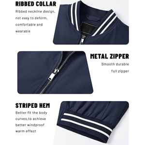 Chaqueta Bomber de Moda Urbana para Invierno 2025, con Botones, Cremallera y Bolsillos, Chaqueta Cortavientos Personalizable con Logotipo para Hombre, Abrigo de Alta Calidad - Product Image 4