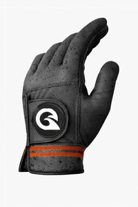 Guante de golf para hombre, mano izquierda, cuero PU negro, transpirable, antideslizante, ajuste cómodo, guante deportivo duradero para exteriores - Product Image 3