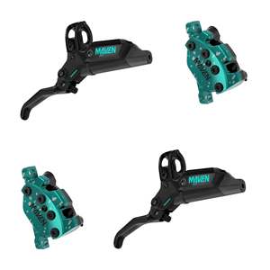 Kit expert ultime Discount Maven, frein à disque A1 à 4 pistons, nouvelle couleur Teal Splatter, acier inoxydable, compatible 10 vitesses - Product Image 3