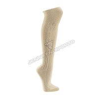 Chaussettes d'hiver traditionnelles bavaroises personnalisées pour hommes, épaisses, respirantes, mélange Spandex/Nylon/Coton, avec logo personnalisé et motif numérique sur la semelle