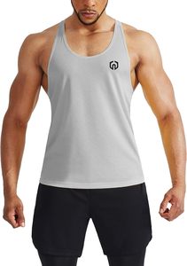 Débardeur d'entraînement de course à pied pour hommes Chemises athlétiques de gymnastique sans manches - Product Image 5