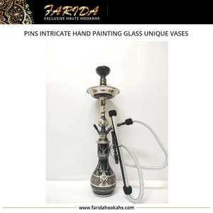 2025 nouveauté luxe égyptien complexe peint à la main Vases en verre de haute qualité Unique broches Design laque Offre Spéciale narguilé ensemble - Product Image 5