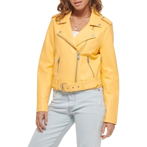 Vente en gros de vestes pour femmes High Street en cuir recadrée vêtements de mode pour femmes vestes et manteaux pour femmes vestes pour femmes - Product Image 3