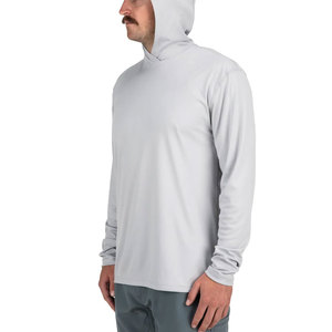 Sudadera con capucha de pesca de manga larga con sublimación de camuflaje para hombre, ropa de torneo de secado rápido transpirable, impermeable, a prueba de viento, 100% algodón - Product Image 4
