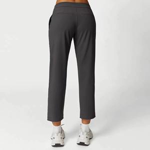 Women's Casual Sport Pants Solid Color Jogger Sweatpants <b>Elastic</b> <b>Waist</b> Pockets Breathable Straight <b>Trousers</b> for Spring Running - Product Image 5