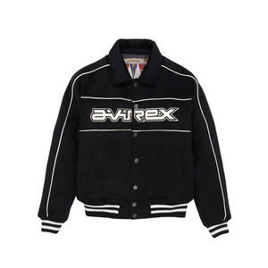 Vestes Avirex en cuir 2025 professionnelles en gros de haute qualité/vestes Avirex réglables de qualité supérieure personnalisées - Product Image 1