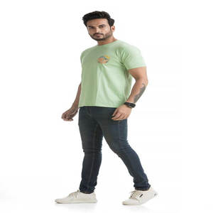 Vente en gros 100 coton délavé à l'acide t-shirt surdimensionné 250Gsm t-shirt lourd pour hommes t-shirt vintage blanc personnalisé - Product Image 5