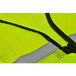 Chaleco DE SEGURIDAD reflectante de alta calidad para trabajadores Poliéster ANSI Clase 2 Opción de logotipo personalizado impermeable Juego de 10 piezas al por mayor - Product Image 6