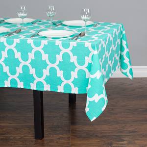 Custom Square <b>Printed</b> Table Cloth Modern Home & Party <b>Dining</b> Restaurant Tablecover Recycled Cotton Adult Branded Woven - Product Image 2