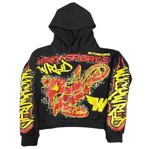 Collection polyvalente : Sweat-shirts à capuche unisexes brodés et imprimés, motif croix, manches longues, style Y2K Goth, streetwear - Product Image 1