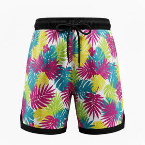 Shorts de sport en mesh personnalisés pour hommes, imprimés par sublimation, pour uniformes d'équipes de basketball et athlétisme professionnel - Product Image 1