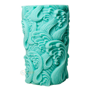 Velas perfumadas de cera de soja de Pilar ondulado hechas a mano para decoración del hogar REGALOS FESTIVOS de regreso para bares fiestas Navidad Pascua Diwali - Product Image 2