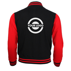 Customizable Winter Wool Leather Letterman <b>Jacket</b> XL Stand Personalized Logo Canvas Factory Rate Varsity <b>Jacket</b> <b>Light</b> Single - Product Image 6