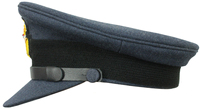 Vente en gros Casquette d'officier sur mesure Chapeau d'officier avec badge Bullion Visière Bullion avec logo imprimé et taille personnalisés