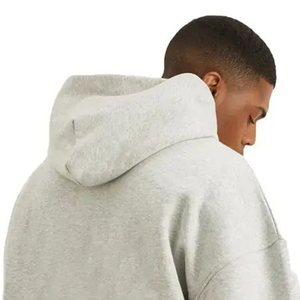 High Quality Stringless Hoodie Pullover <b>Thick</b> <b>Fleece</b> Oversize Loose Custom 400gsm Cropped Hoodie Plus Size Men's Hoodies - Product Image 4