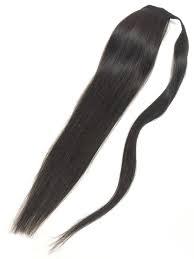 Venta caliente recta Cola de Caballo crudo humano Natural extensiones de cabello negro envío DHL UPS FEDEX conjunto estilo TNT pieza EMS Color Gua - Product Image 3