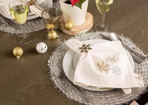 Best Woven Rounded Tableware American Design <b>Beaded</b> <b>Placemat</b> for Parties and Functions Stylish Mats & Pads - Product Image 2