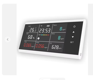 Sensor Multifunción 10 en 1 con WIFI Tuya, Monitor de Calidad del Aire, Temperatura, Humedad, Dióxido de Carbono, PM2.5/10, HCHO, TVOC, Detección de AQI - Product Image 4