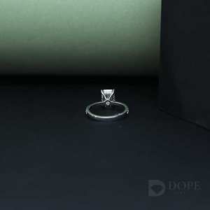 Moissanite Solitaire Lab creó un anillo de compromiso certificado IGI para acero inoxidable con diseño exclusivo para cada ocasión - Product Image 4