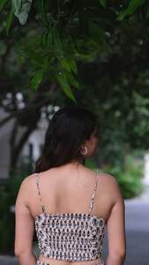 Top Corto de Rayón Ligero con Estampado Floral, Tendencia de Verano, Camiseta sin Mangas con Estampado Floral, Ropa de Verano Moderna - Product Image 4