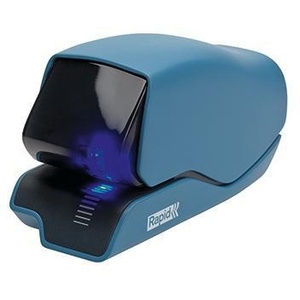 เครื่องเย็บกระดาษไฟฟ้า Rapid R5025e สำหรับเย็บกระดาษได้ 25 แผ่น (80 กรัม/ตร.ม.) แบบเย็บเรียบ  ตลับพลาสติกสีน้ำเงิน รุ่น 5020 สำหรับซีรีส์ RAPID - Product Image 1