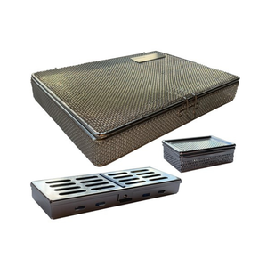 Plateaux à mailles creuses médicales pour le support de stockage désinfecter stériliser l'équipement dentaire chirurgical Instruments en acier inoxydable - Product Image 6