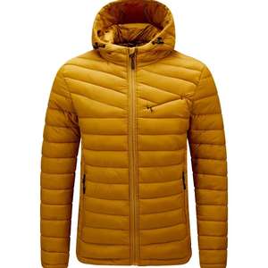 แจ็กเก็ตแบบขนเป็ดสำหรับผู้ชายเสื้อแจ็คเก็ตขนเป็ดแบบเรียบสำหรับฤดูหนาว/ฤดูใบไม้ร่วง - Product Image 1