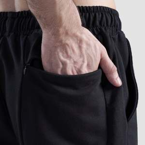 Pantalon de sport oversize Power Crew Essential en noir - Vêtements de fitness - Product Image 6