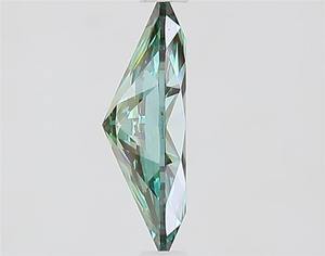 1.23ct ตัดเพชรสีเขียวสดใสแฟนซี VS1ห้องปฏิบัติการเพชรโต/เพชรหลวม - Product Image 4