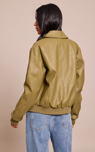 Veste bomber pour femme en polyester véritable, tricotée, imperméable, respirante et élégante - Product Image 2