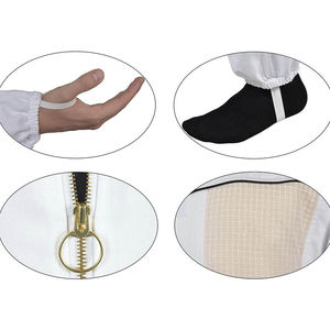 Service OEM, combinaison d'apiculteur de haute qualité en polyester -Tex, fermeture éclair, vente en gros, meilleure veste d'apiculteur, blanc, en solde - Product Image 6