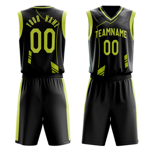Ensemble de maillots de basket-ball personnalisés OEM Nom de l'équipe numéro maillot de sport débardeur et uniforme court pour adulte/enfant - Product Image 5