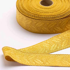 Tresse en dentelle tressée de 35 mm et bordure pour robe de cérémonie traditionnelle et tenue formelle - Fait main de haute qualité - Product Image 1