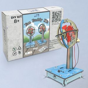 DIY Fan Buddy <b>Model</b> Science Experiment Assembly <b>Kit</b> with Battery Accessories - Product Image 1